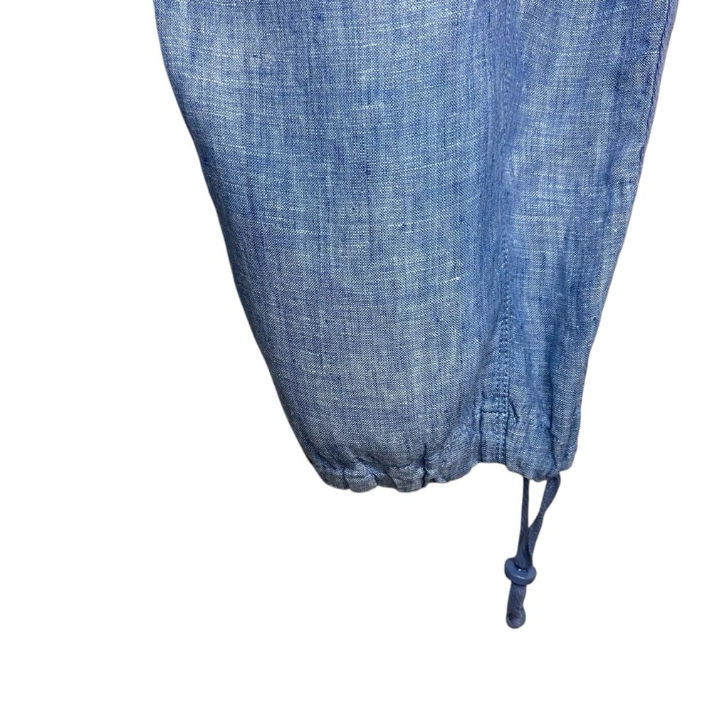 Anthrapologie - Sanctuary - Denim Blue Linen Cargo Crop Pant - 32 China - Picture 8 of 10
